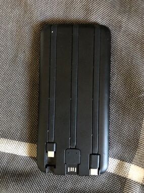 Scorpion air wireless Charging Case 3 cord types for connection